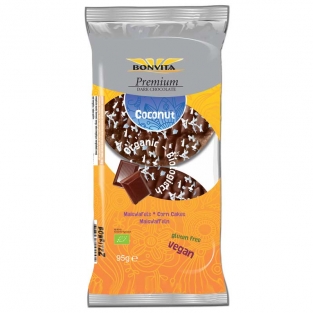12x Maiswafel pure chocolade kokos