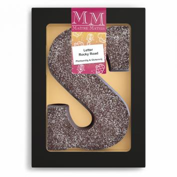 1x Maître Mathis - Luxe Vegan Sinterklaas Letter Rocky Road